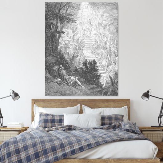 Toile Gustave Doré - Le rêve de Jacob (Insitu(Chambre))