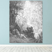 Toile Gustave Doré - Le rêve de Jacob (Insitu (Plancher de Bois))