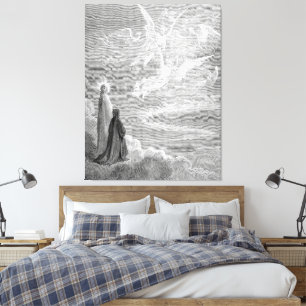 Toile Gustave Doré - Les Bienheureux