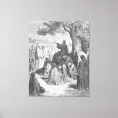 Toile Gustave Doré - Luc 12 Jésus prêche à la multitude (Recto)