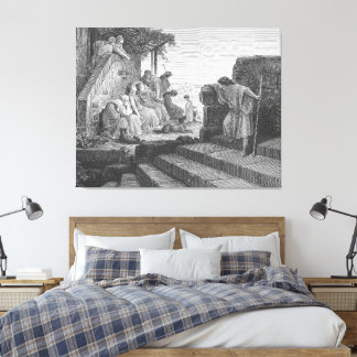 Toile Gustave Doré - Luc 15A Le Fils Prodigue Revient