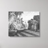 Toile Gustave Doré - Luc 15A Le Fils Prodigue Revient (Recto)