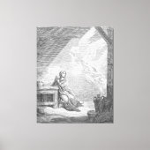 Toile Gustave Doré - Luc 1 - L'Annonciation (Recto)