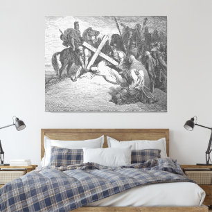 Toile Gustave Doré - Luc 23A Jésus arrive à Calvaire