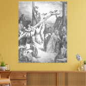 Toile Gustave Doré - Luke 23B The Cross is Lifted Up (Insitu(Salon))