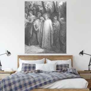 Toile Gustave Doré - Marc 14 Judas trahit Jésus