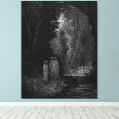Toile Gustave Doré - Rivière Léthé (Insitu (Plancher de Bois))