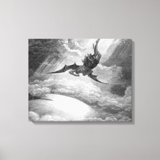 Toile Gustave Dore Satan Du Paradis Perdu Par John Milt (Recto)