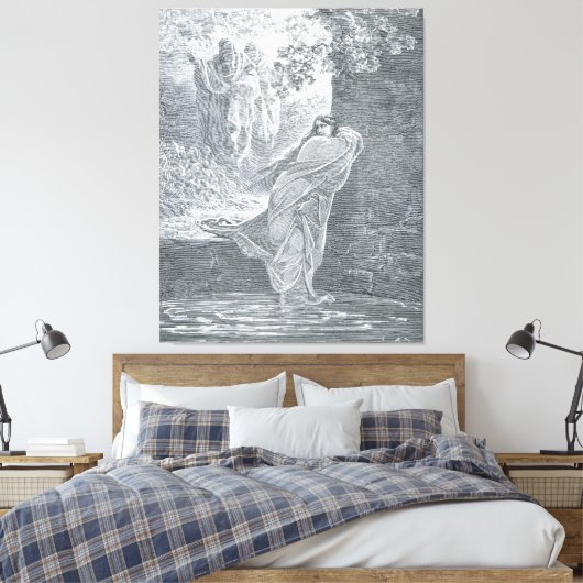 Toile Gustave Doré - Suzanne au bain (Insitu(Chambre))