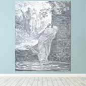 Toile Gustave Doré - Suzanne au bain (Insitu (Plancher de Bois))