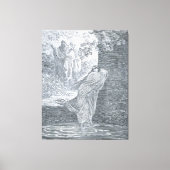 Toile Gustave Doré - Suzanne au bain (Recto)