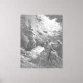 Toile Gustave Doré - Un ange apparaît à Balaam (Recto)