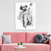 Toile Gustave Flaubert Dissection Madame Bovary (Insitu(Salon))