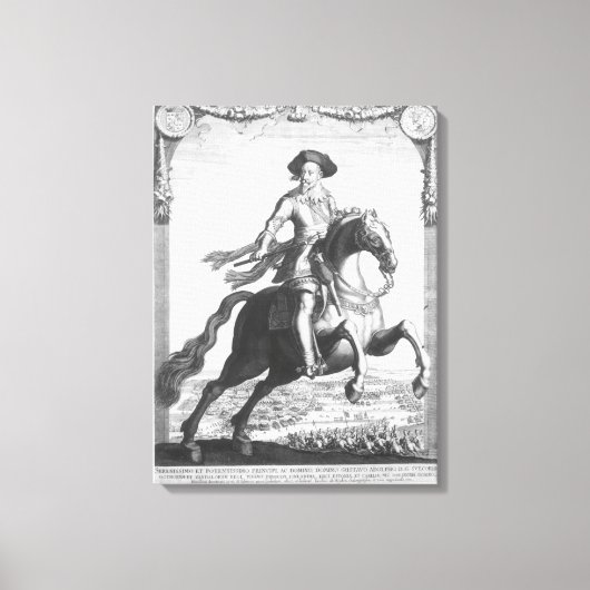 Toile Gustavus Adolphe II, roi de Suède, sur (Recto)