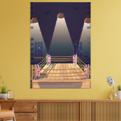 Toile Gymnase de boxe britannique. (Insitu(Salon))