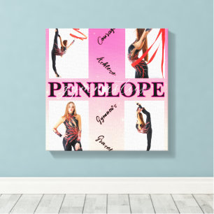 Toile Gymnastique enchevêtrée rose 4 Photo Encouragement