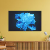 Toile Gypse fluorescent ou sélénite photographié sous (Insitu(Salon))