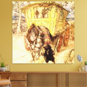 Toile Gypsy Wagon - Après-midi d'or par Arthur Rackham (Insitu(Salon))