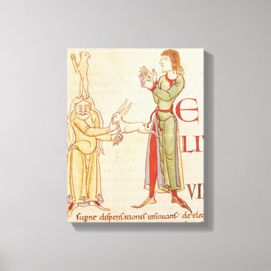 Toile 'H' initial sous la forme de deux jurés (Recto)