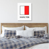 Toile H Nom de famille Indicateur nautique (Insitu(Chambre))