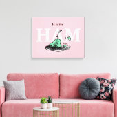 Toile "H pour JAMBON" | Conception de l'alphabet (Insitu(Salon))