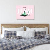 Toile "H pour JAMBON" | Conception de l'alphabet (Insitu(Chambre))