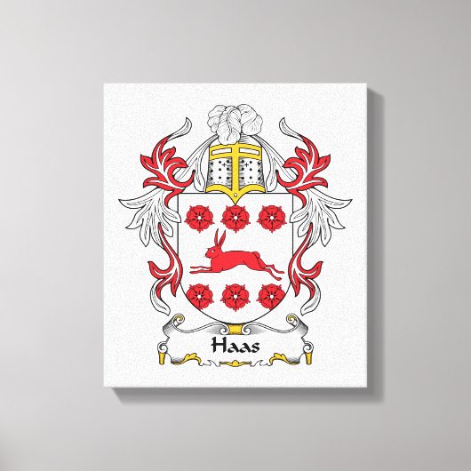 Toile Haas Family Crest (Recto)