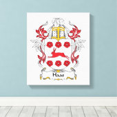 Toile Haas Family Crest (Insitu (Plancher de Bois))