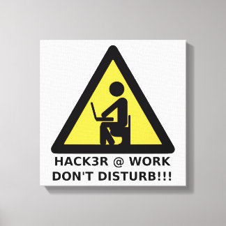 Toile Hacker au travail