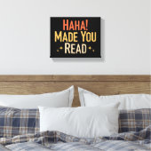 Toile Haha Vous A Fait Lire (Insitu(Chambre))