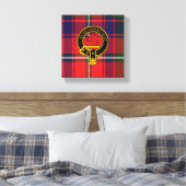 Toile Haig Scottish Crest et Tartan Canvas (Insitu(Chambre))