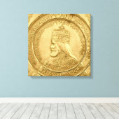 Toile Haile Selassie Jah Rastafari Reggae Rasta Roots (Insitu (Plancher de Bois))