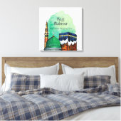 Toile Hajj Mabrour, Kaaba sainte à La Mecque Arabie Saou (Insitu(Chambre))