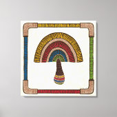 Toile Half Dome Abstract Mushroom (Recto)