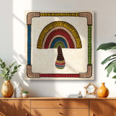 Toile Half Dome Abstract Mushroom