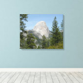 Toile Half Dome depuis Panorama Trail II (Insitu (Plancher de Bois))
