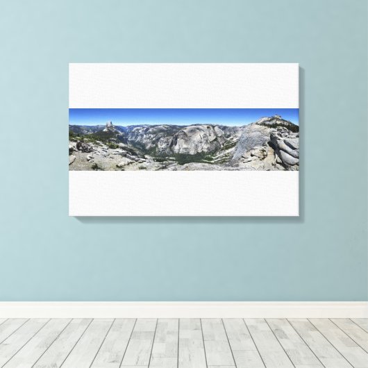 Toile Half Dome et Yosemite Valley - Yosemite (Insitu (Plancher de Bois))