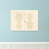 Toile Hallelujah Chorus  Handel's Messiah brown text (Insitu (Plancher de Bois))