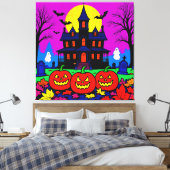 Toile Halloween Art Pop Moderne (Insitu(Chambre))