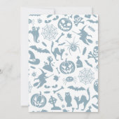 Toile Halloween chateau bruiloft Kaart (Achterkant)