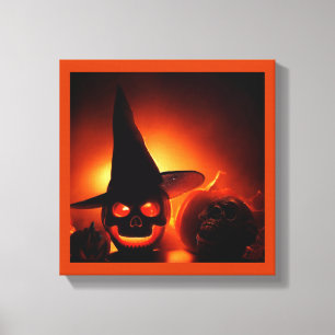 Toile Halloween - Citrouilles 5