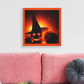 Toile Halloween - Citrouilles 5 (Insitu(Salon))