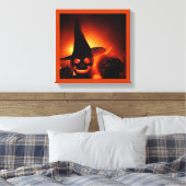 Toile Halloween - Citrouilles 5 (Insitu(Chambre))