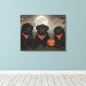 Toile Halloween de Terre-Neuve Éffrayant (Insitu (Plancher de Bois))