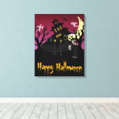 Toile Halloween effrayant (Insitu (Plancher de Bois))