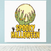Toile halloween effrayant (Insitu (Plancher de Bois))