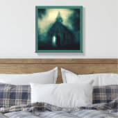 Toile Halloween - Église hantée 4 (Insitu(Chambre))