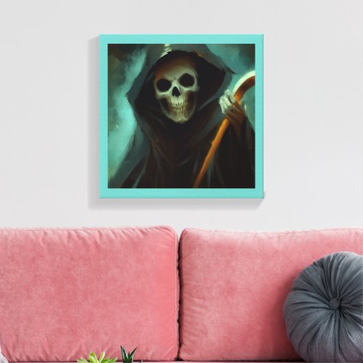 Toile Halloween - Faucheuse 1 (Insitu(Salon))