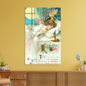 Toile Halloween fées autour de la femme qui dort (Insitu(Salon))