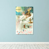 Toile Halloween fées autour de la femme qui dort (Insitu (Plancher de Bois))